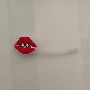 Red Lips Straw Topper